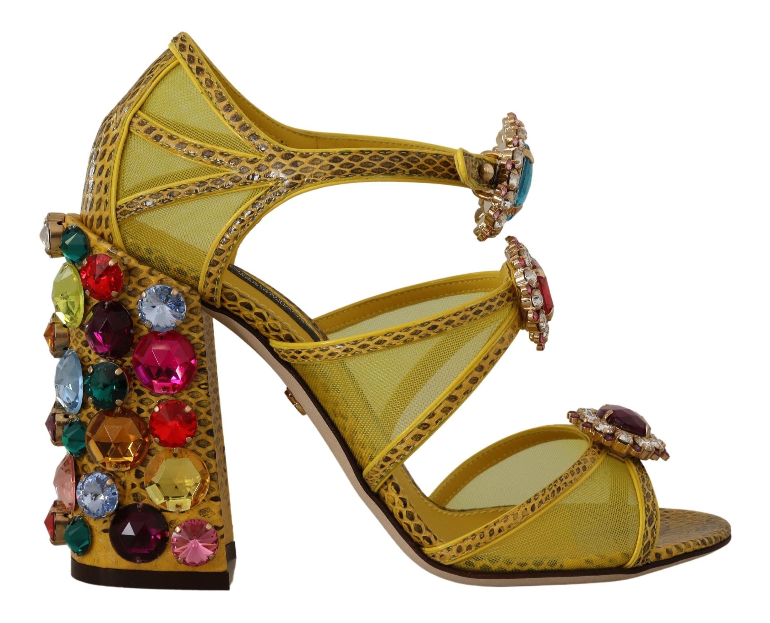 Sandales Dolce & Gabbana jaunes