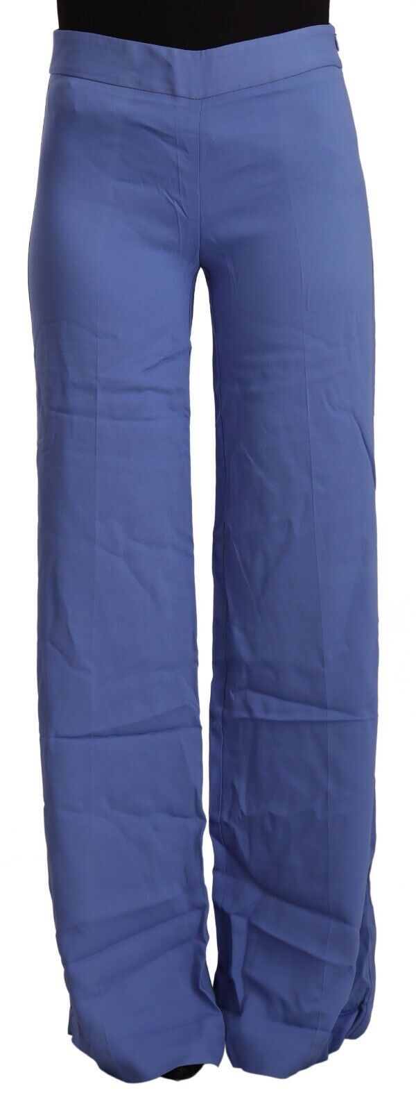 Pantalons Parosh taille haute bleus