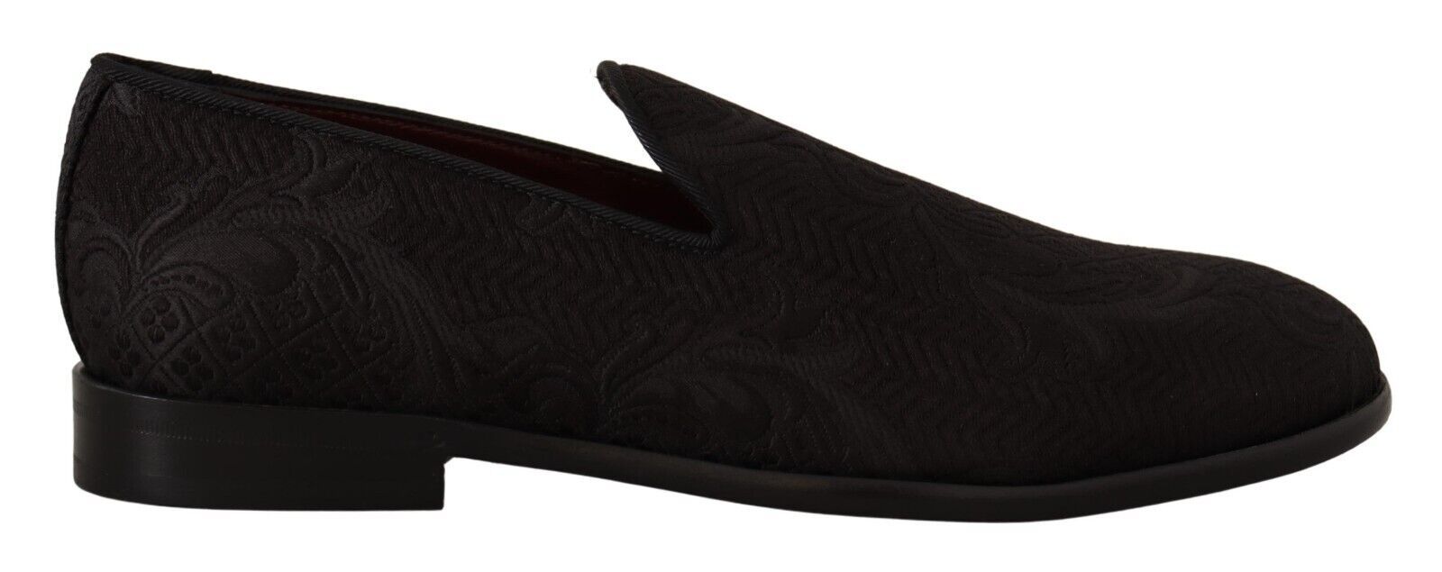 Chaussons DOLCE & GABBANA noirs floraux