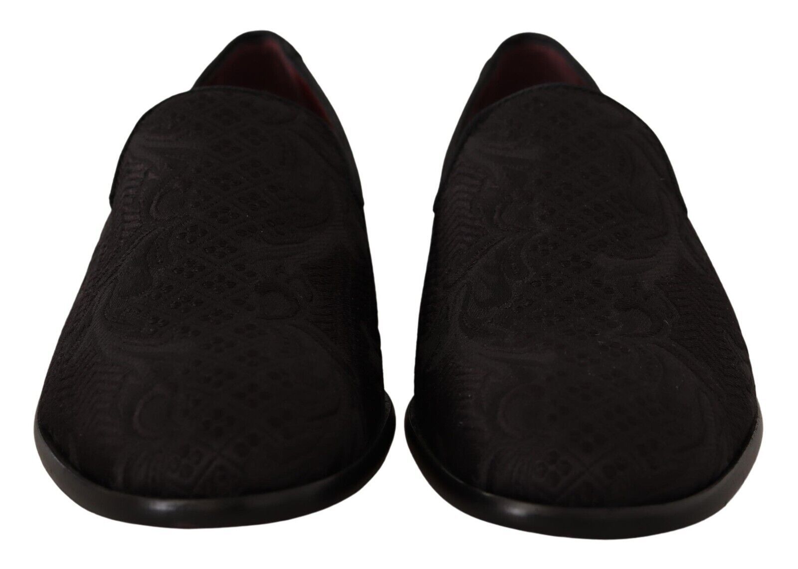 Chaussons DOLCE & GABBANA noirs floraux