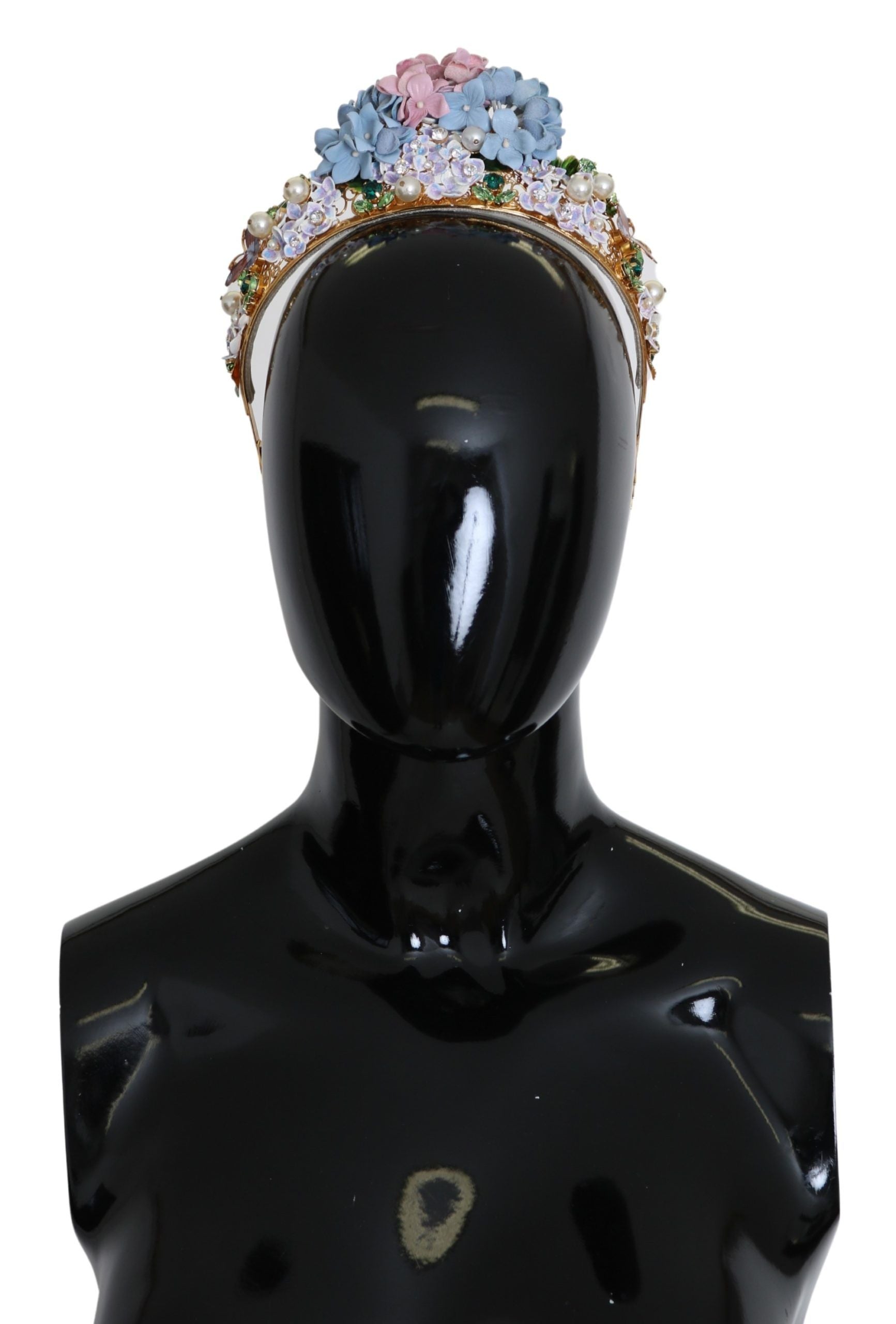 Diadème Dolce & Gabbana ornements dorés et violets