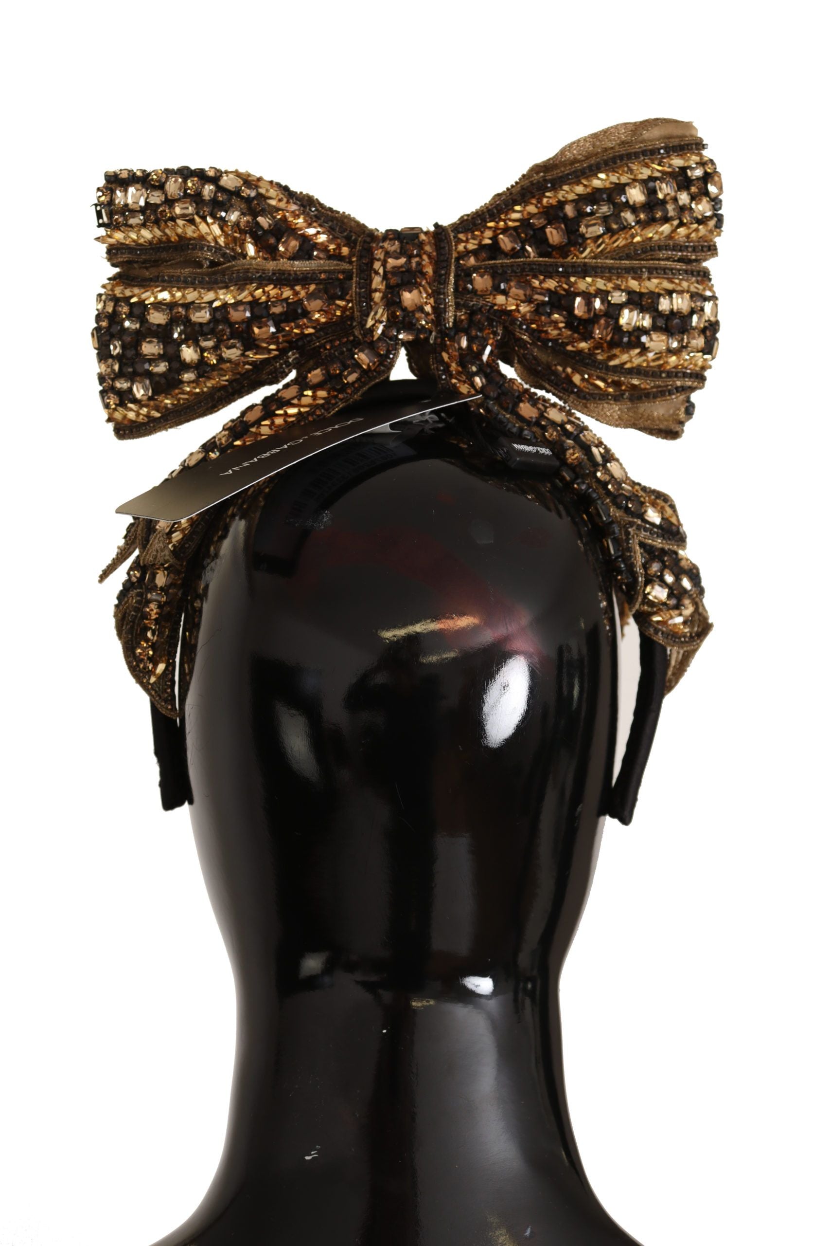 Diadème Dolce & Gabbana en soie dorée