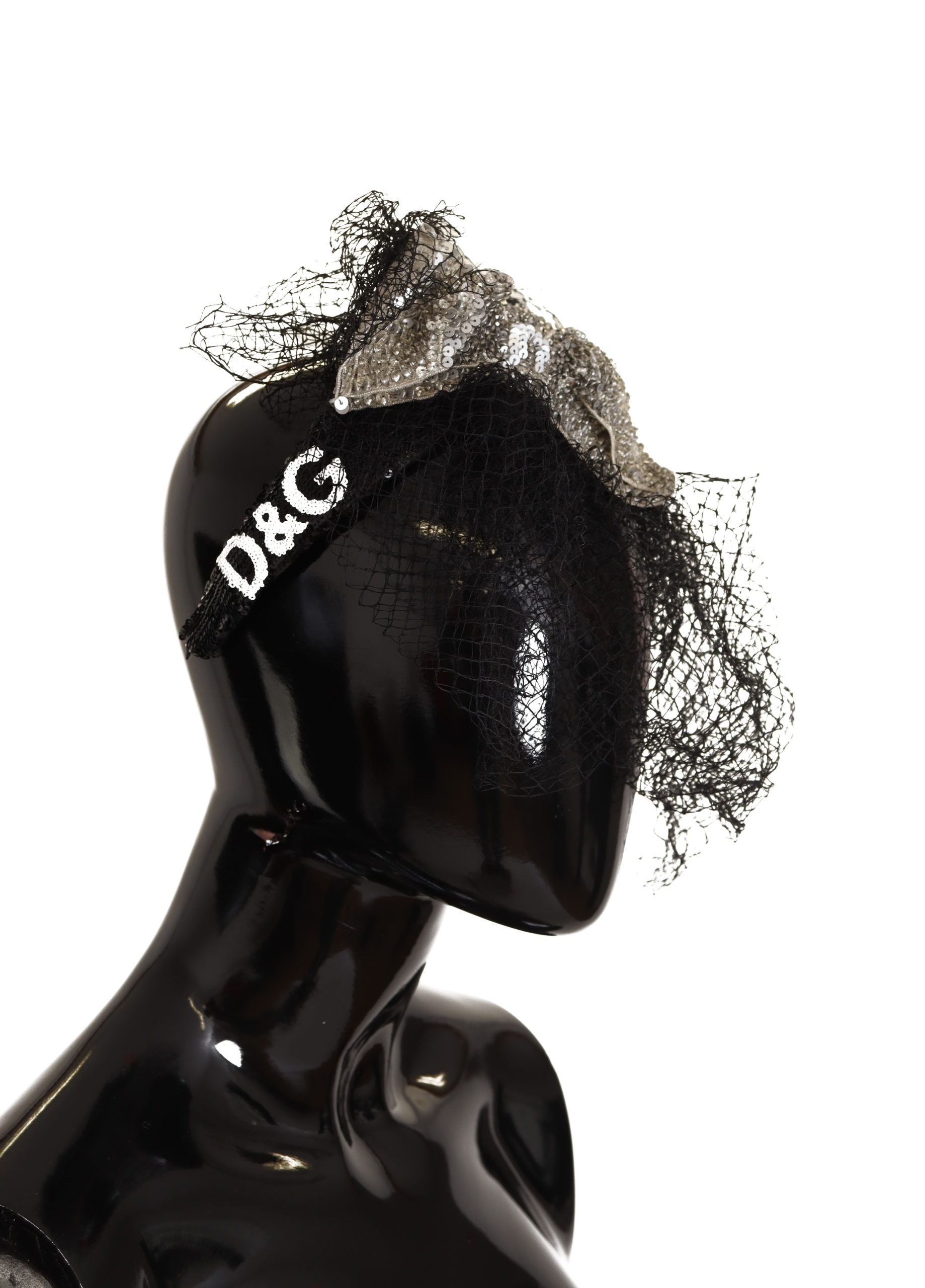 Diadème Dolce & Gabbana à sequins noirs