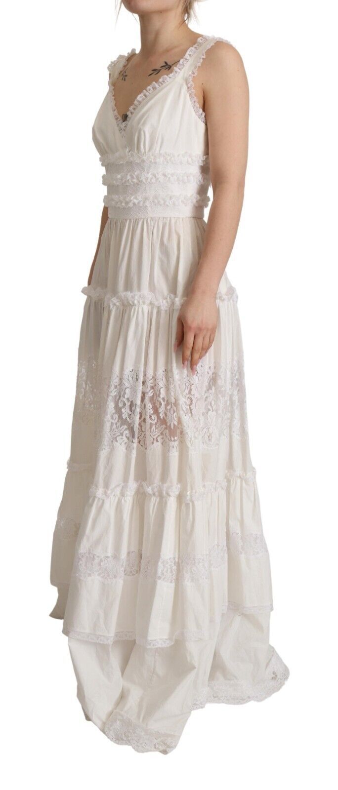 Robe A-line Dolce & Gabbana blanche Dolce & Gabbana