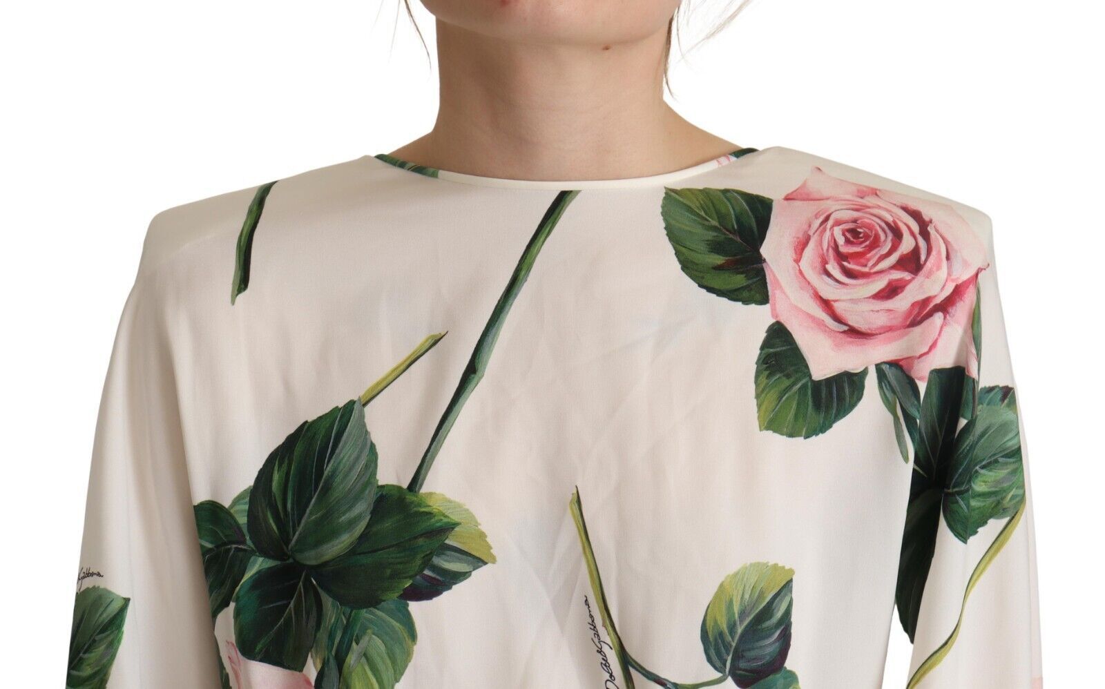 Robe Dolce & Gabbana A-line blanche Dolce & Gabbana