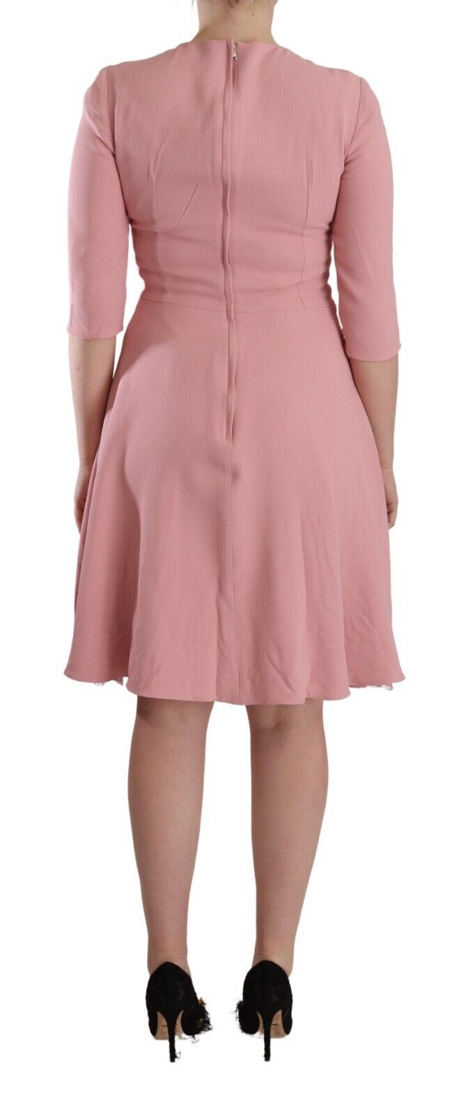 Robe Dolce & Gabbana A-line rose Dolce & Gabbana