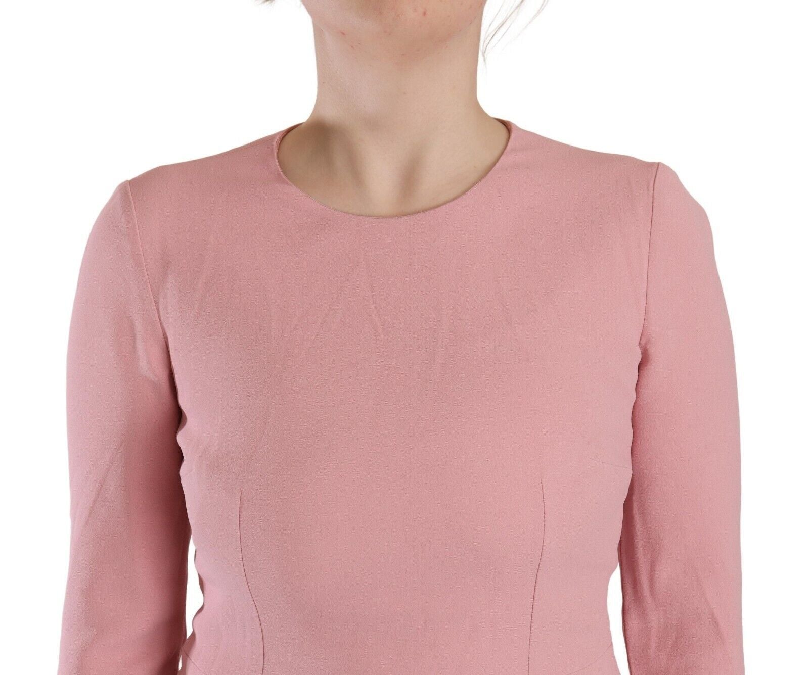 Robe Dolce & Gabbana A-line rose Dolce & Gabbana