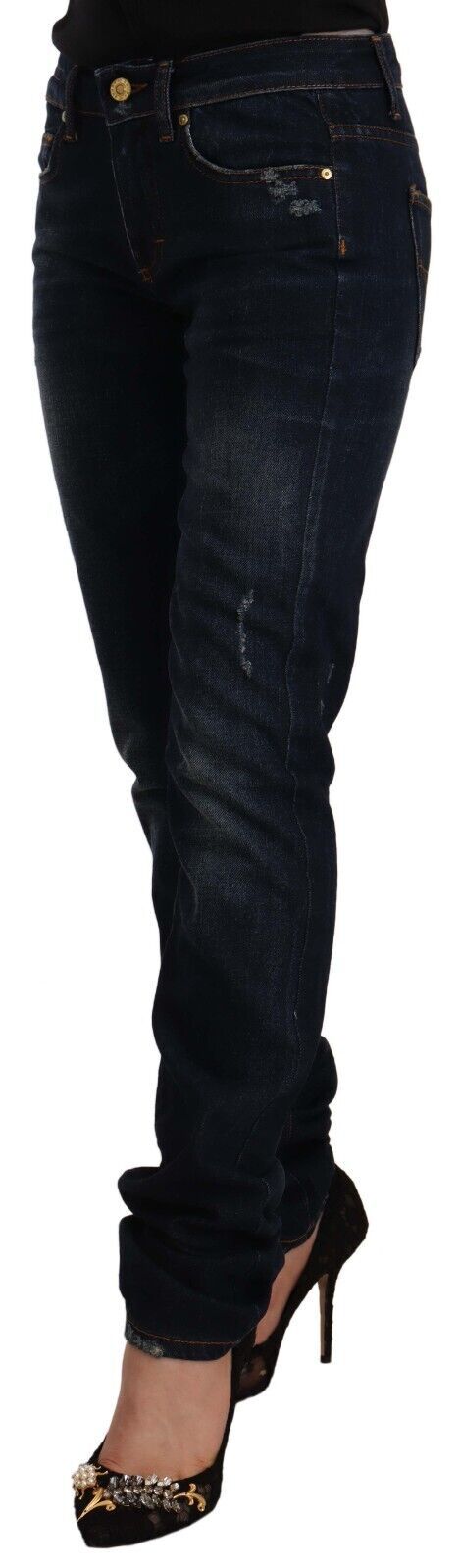 Jeans GF Ferre mid waist bleus foncés
