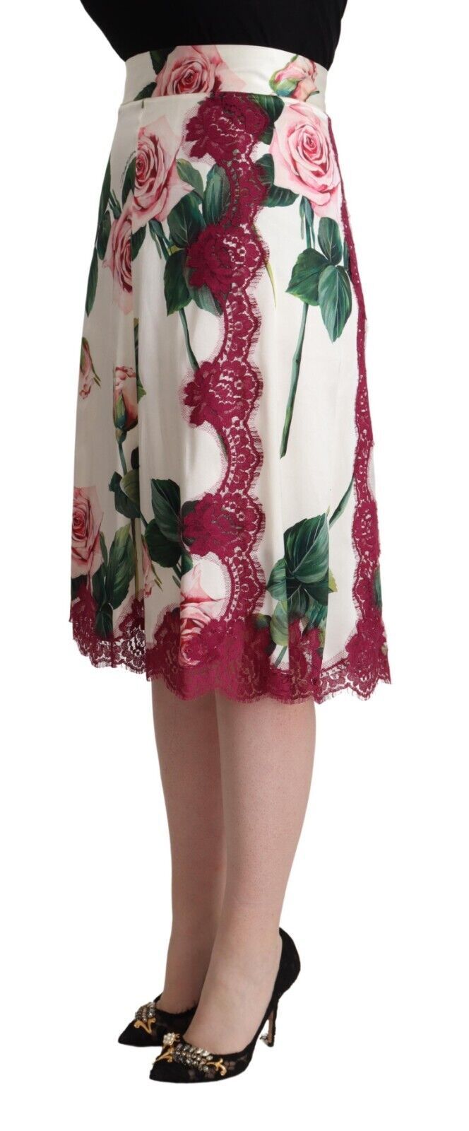 Jupe Dolce & Gabbana A-line blanche