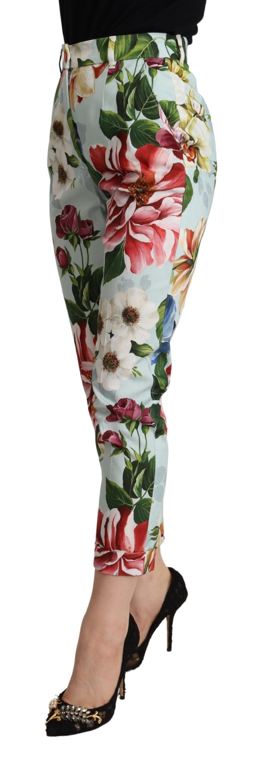 Pantalon Dolce & Gabbana tapered bleu clair