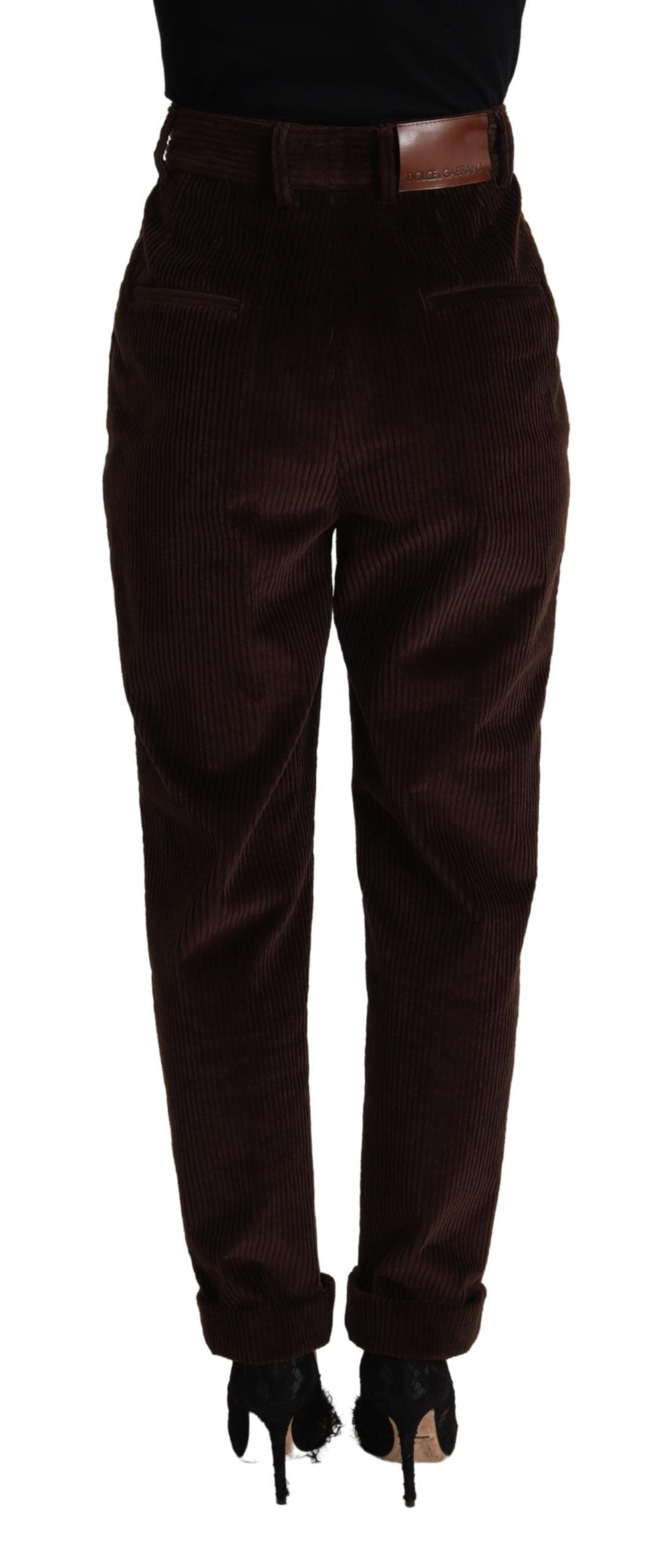 Pantalon Dolce & Gabbana Tapered bordeaux