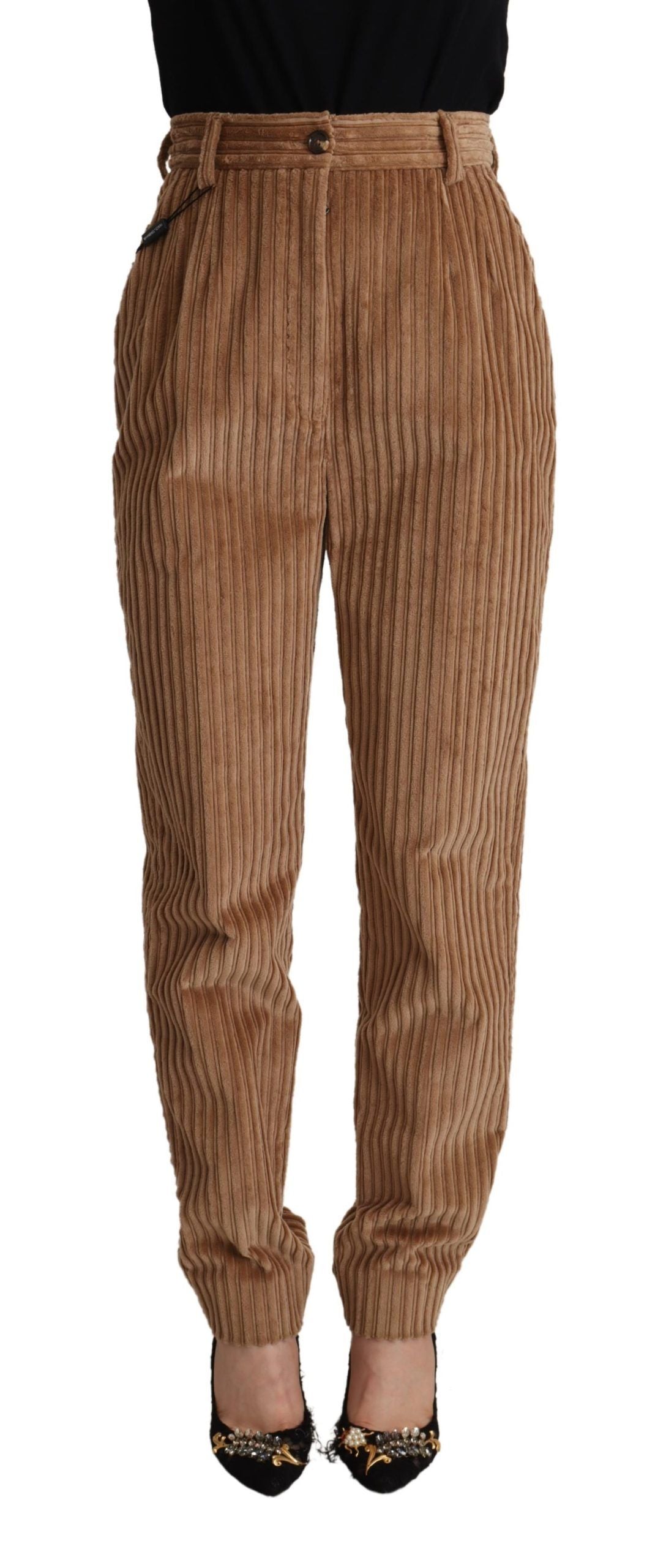 Pantalon Dolce & Gabbana tapered brun