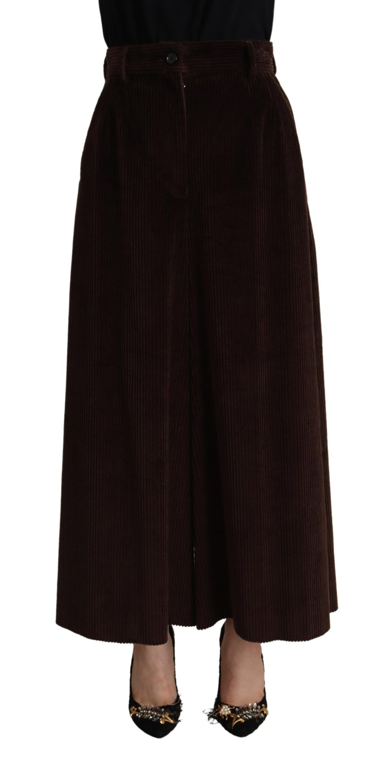 Pantalon Dolce & Gabbana large bordeaux