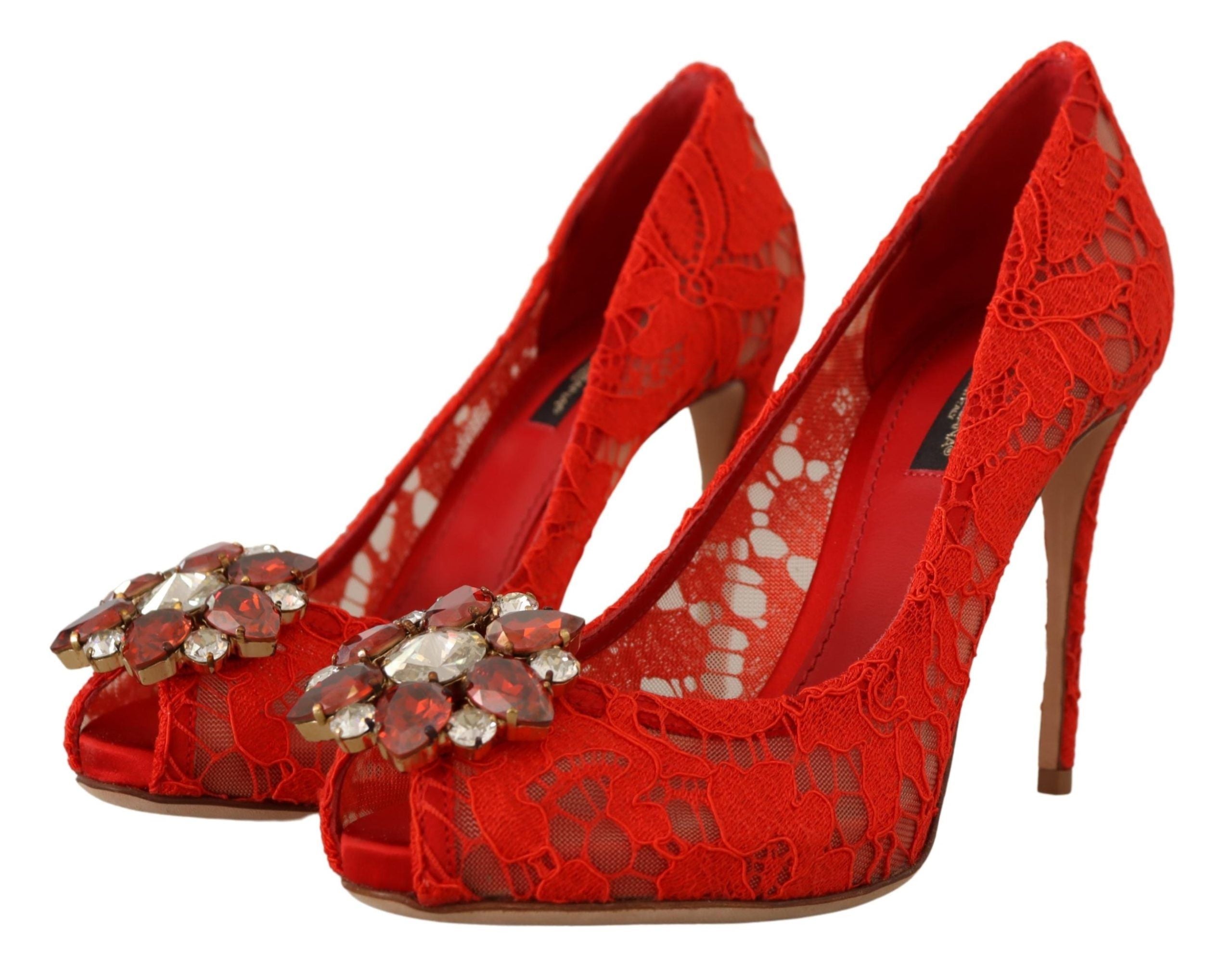 Pompes Dolce & Gabbana Taormina rouges