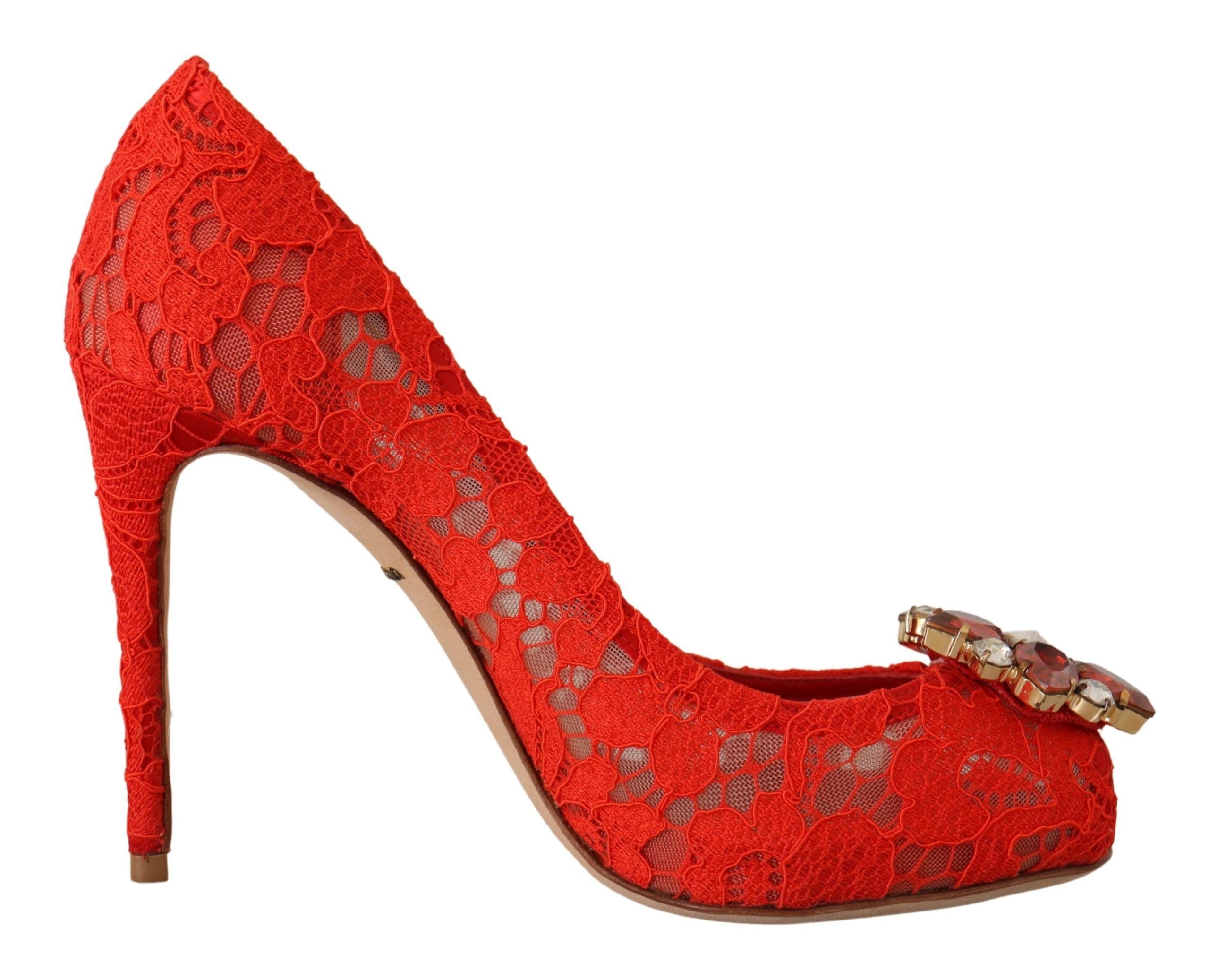 Pompes Dolce & Gabbana Taormina rouges