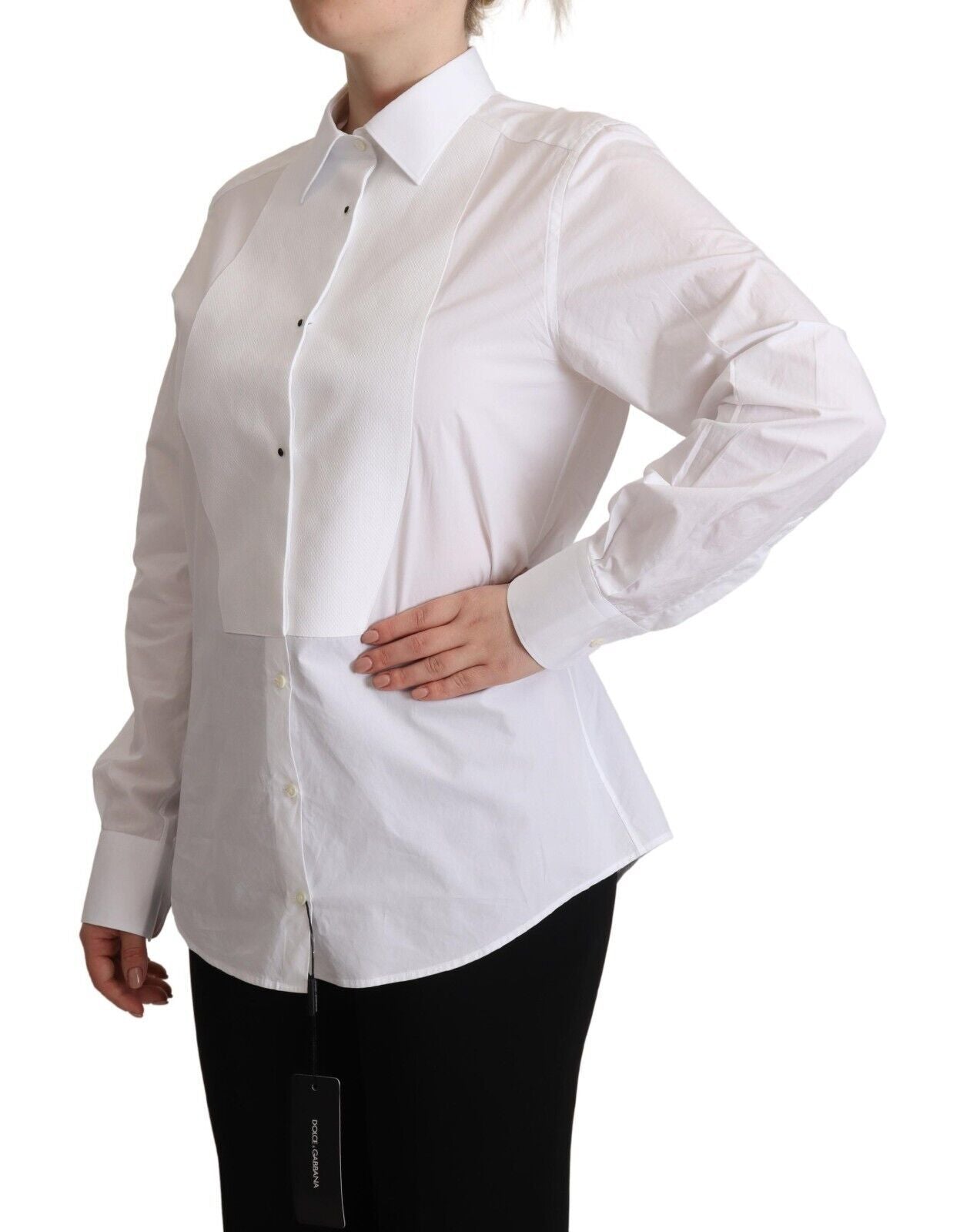 Chemise Dolce & Gabbana col blanc