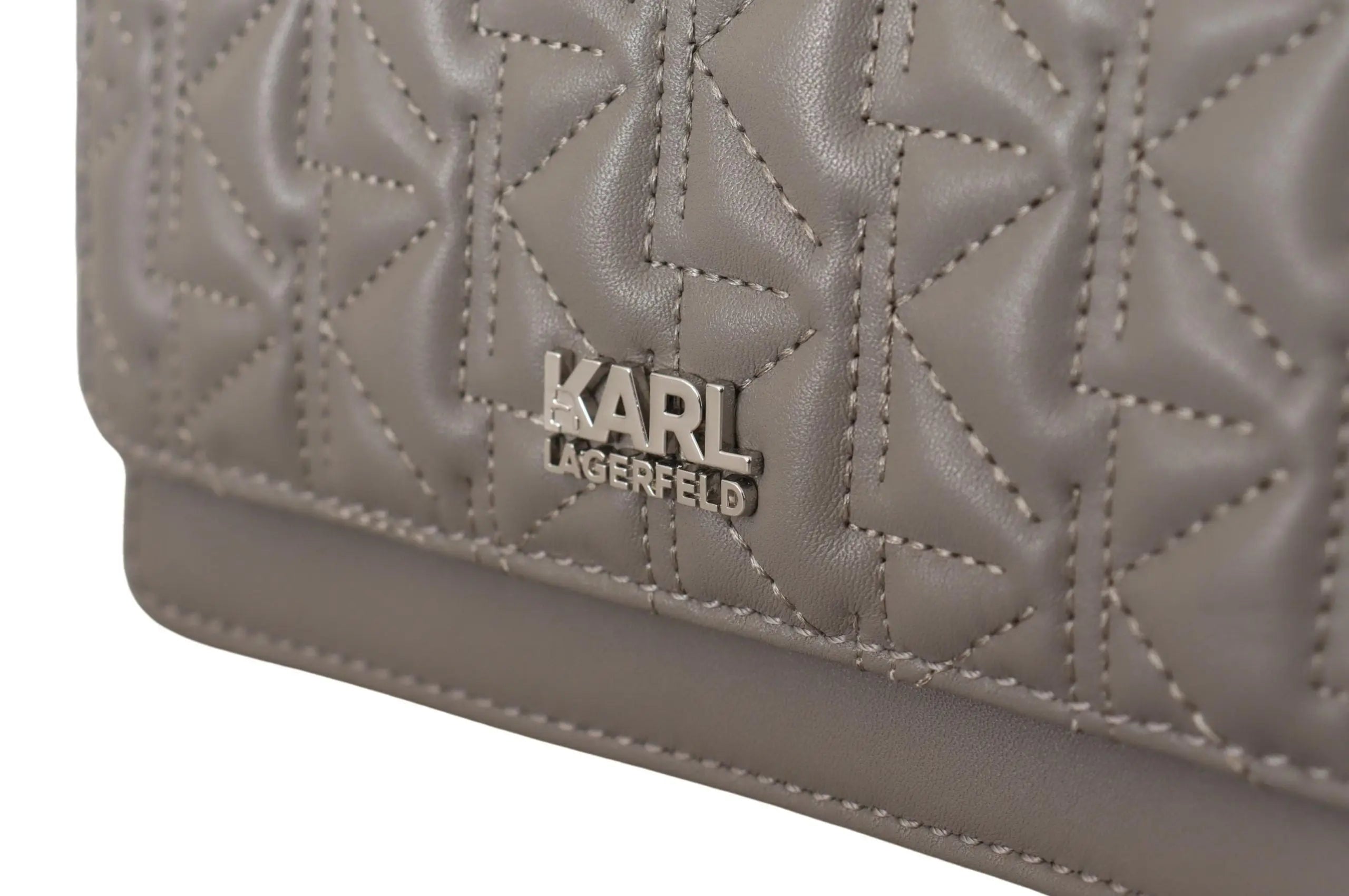 Sac bandoulière Karl Lagerfeld gris clair Karl Lagerfeld