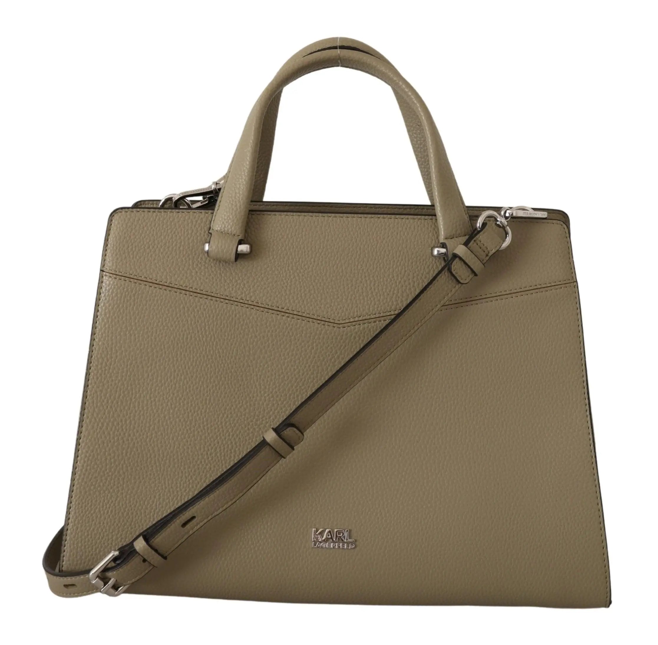 Sac cabas Karl Lagerfeld vert sauge Karl Lagerfeld
