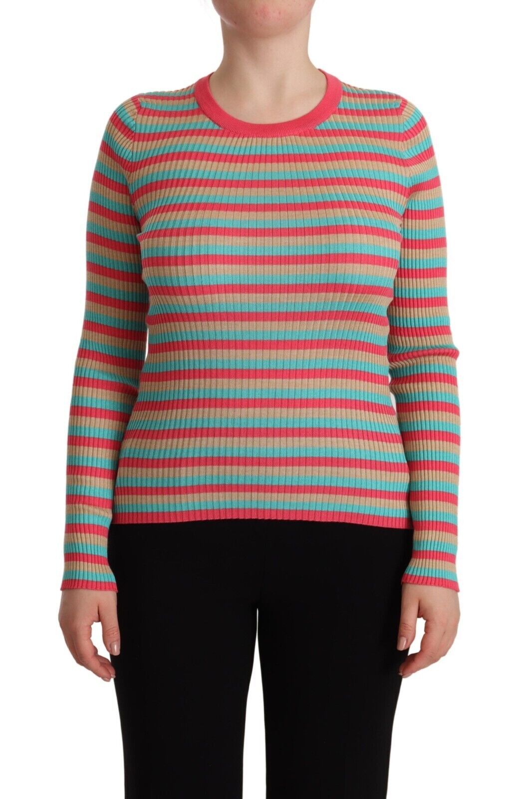 Pull Dolce & Gabbana multicolore à rayures