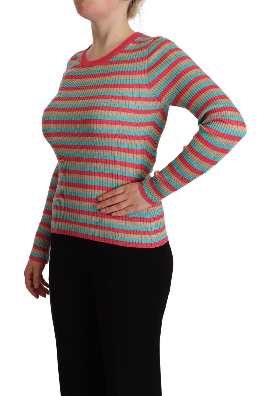 Pull Dolce & Gabbana multicolore à rayures