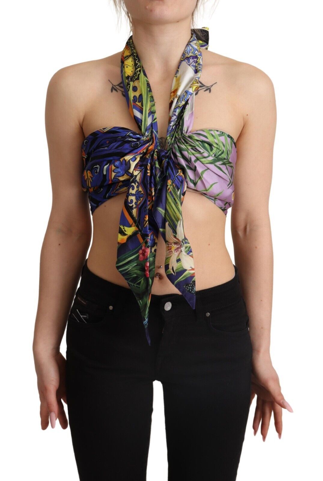 Haut Dolce & Gabbana foulard multicolore