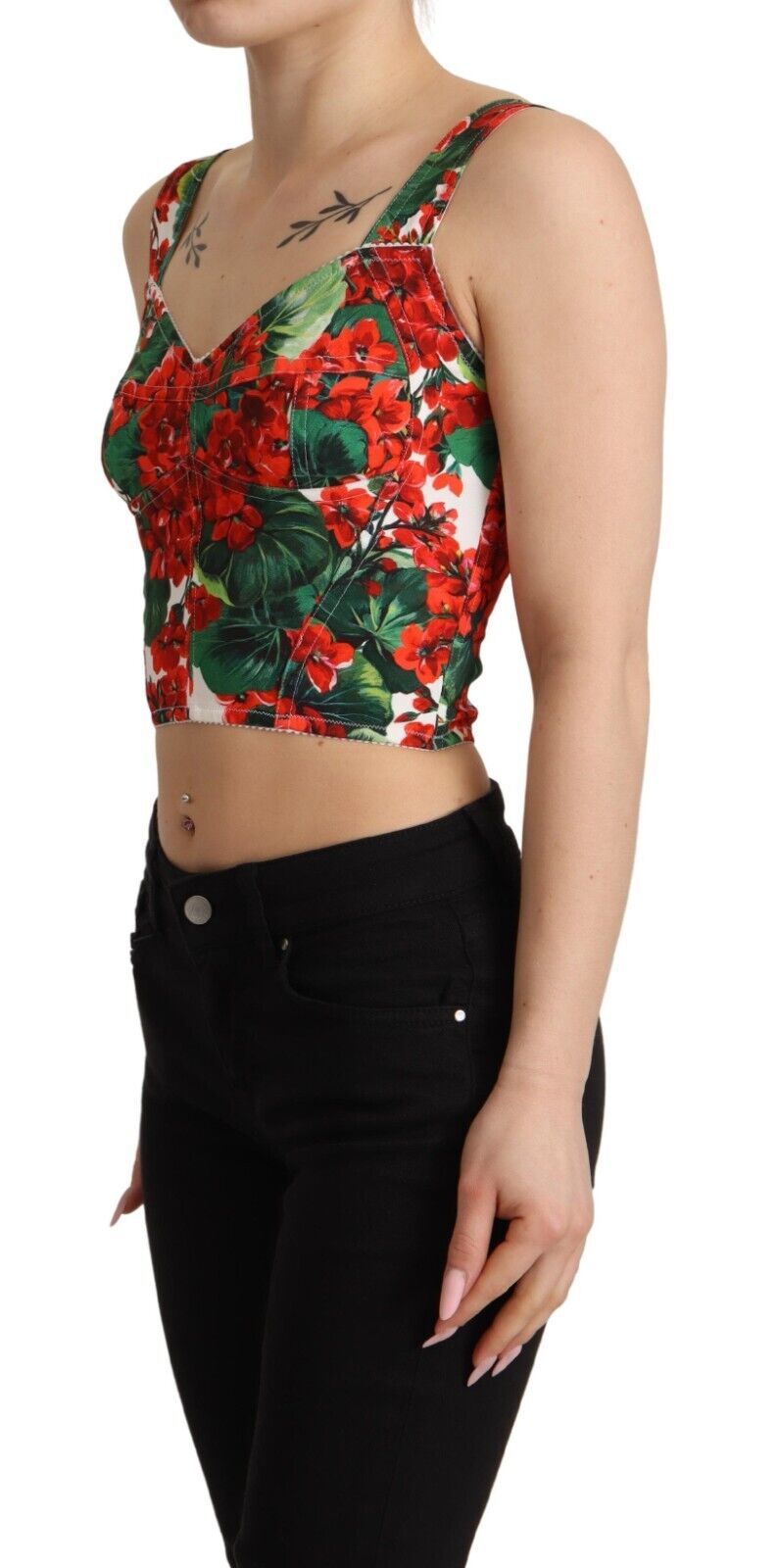Top Dolce & Gabbana cropped rouge