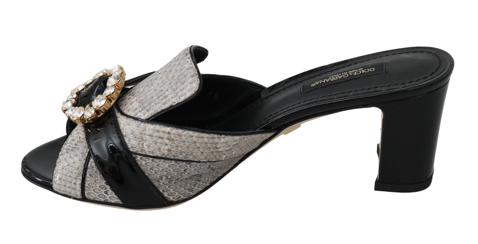Sandales Dolce & Gabbana noires grises