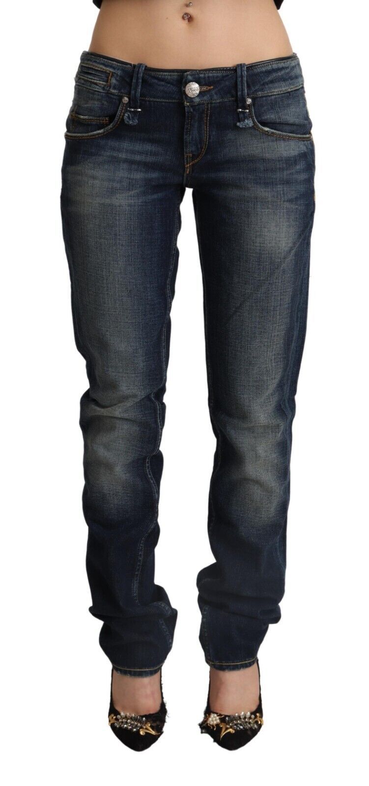 Pantalon Acht skinny bleu foncé