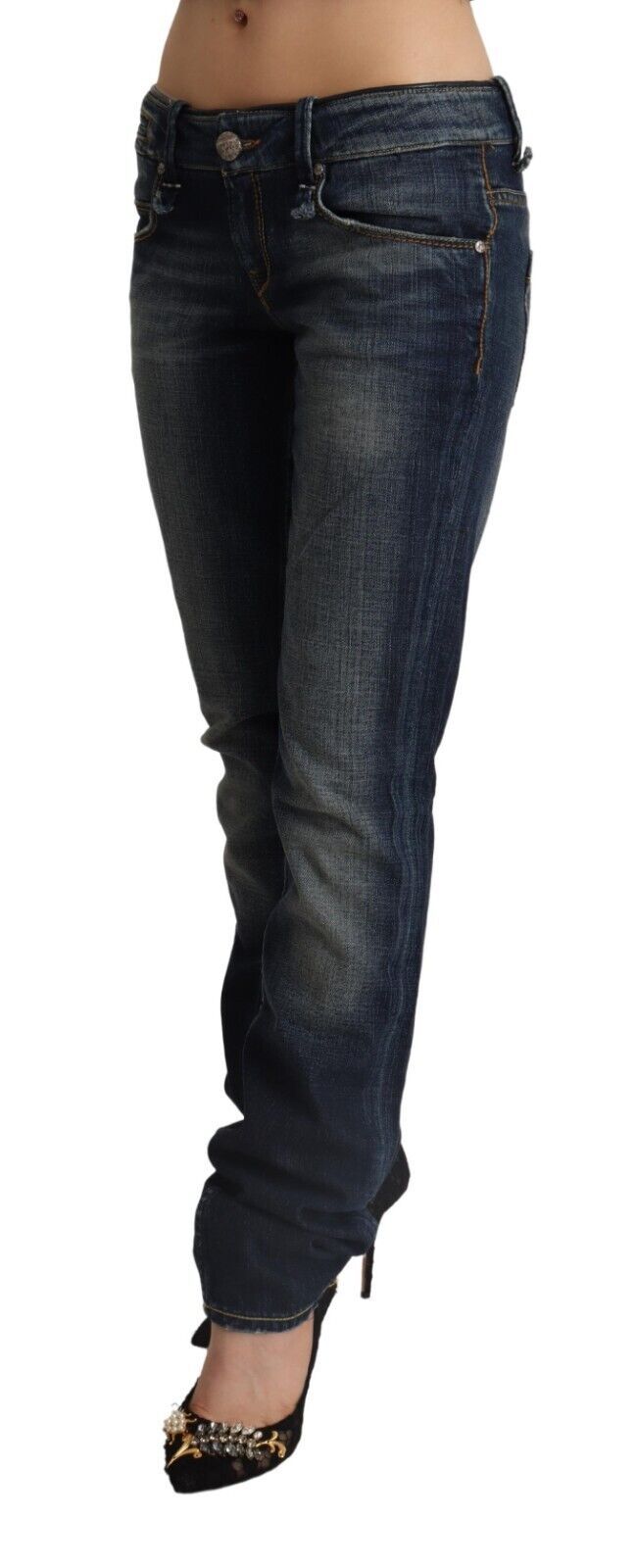 Pantalon Acht skinny bleu foncé