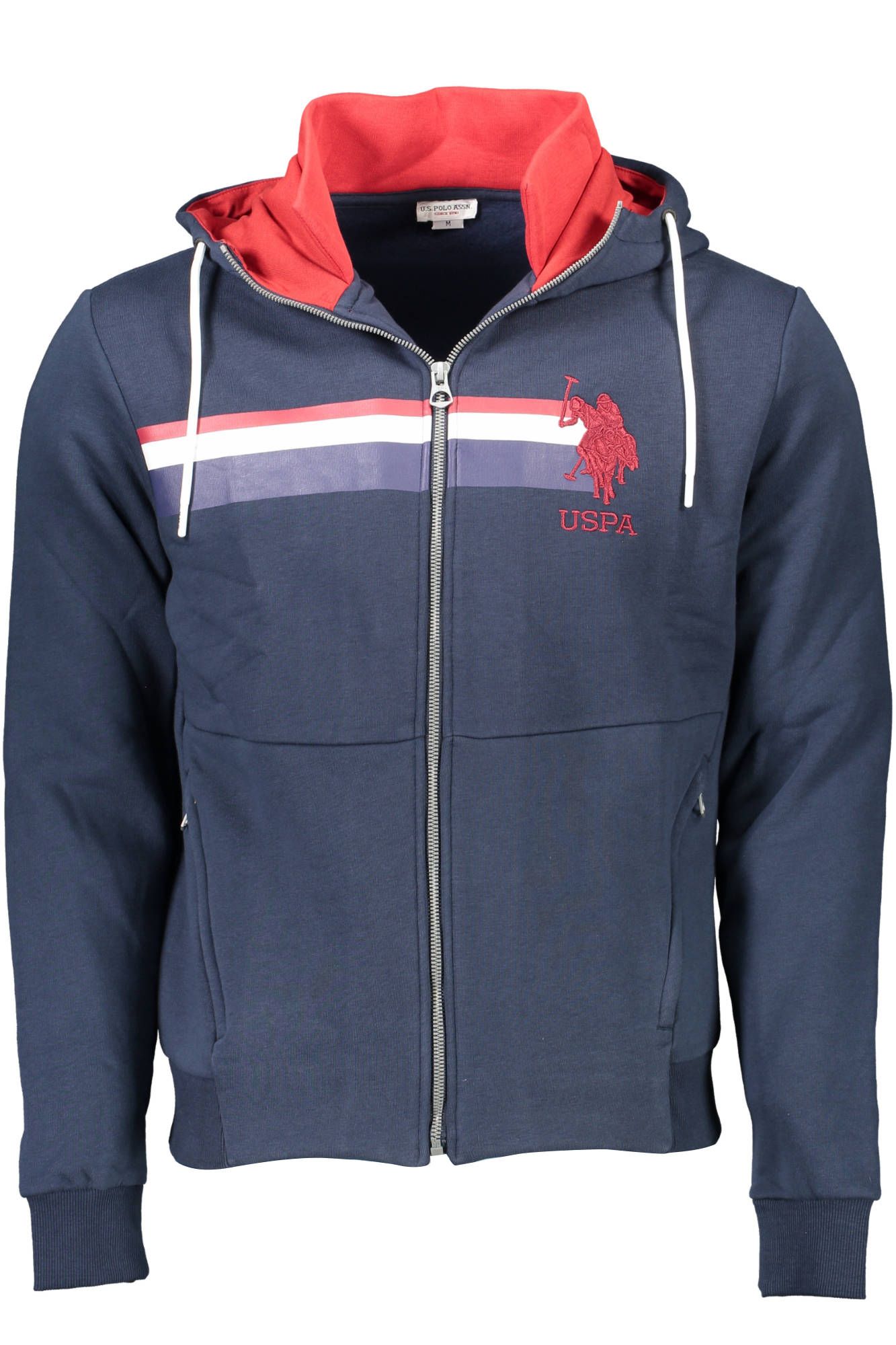 Sweat à capuche U.S. Polo Assn. bleu