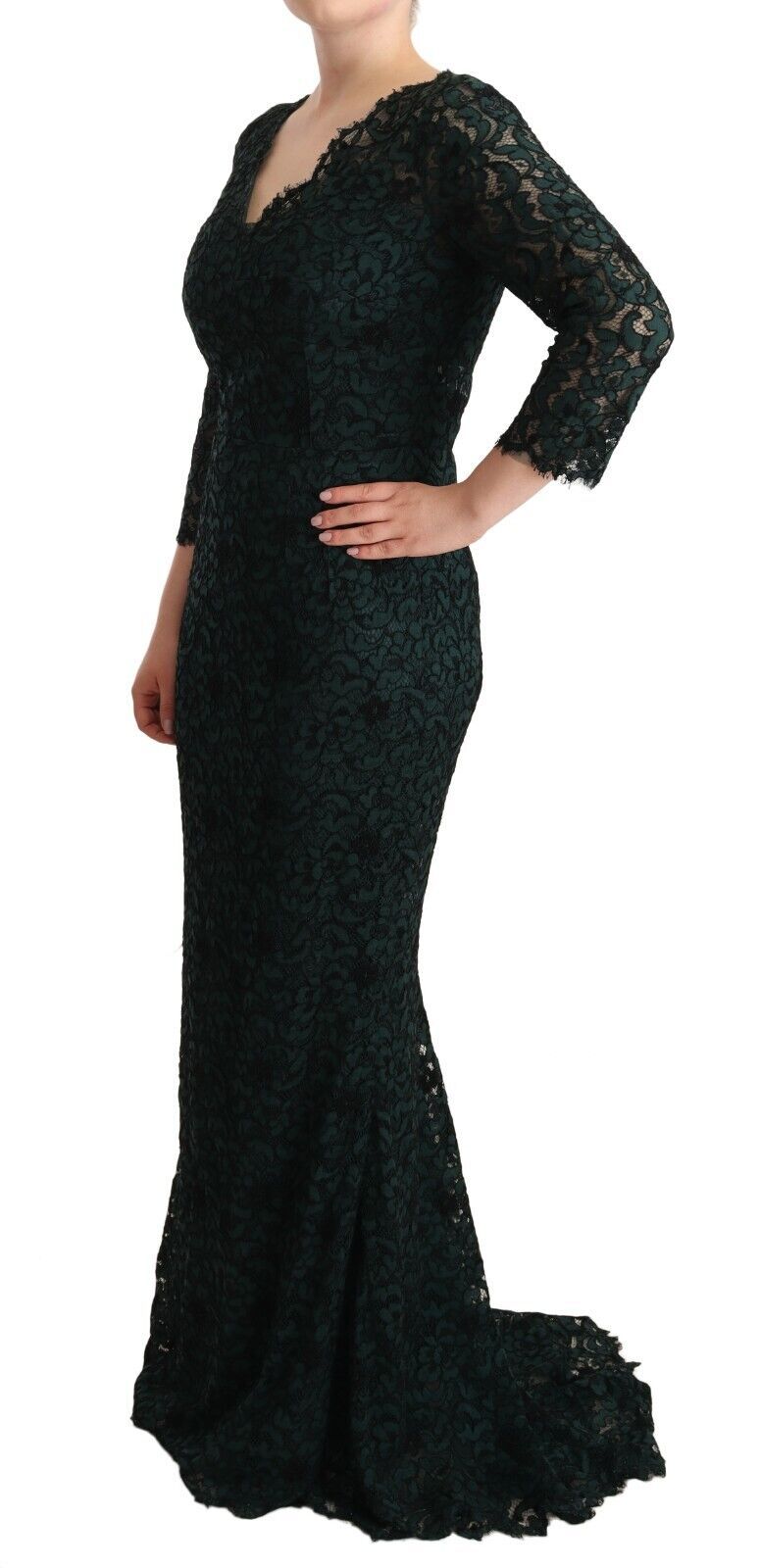 Robe Dolce & Gabbana verte Dolce & Gabbana