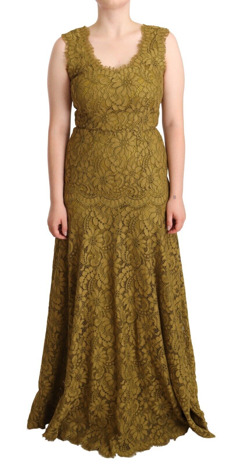Robe Dolce & Gabbana Longue brune Dolce & Gabbana