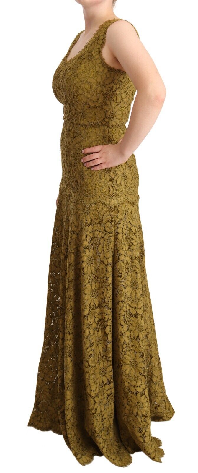 Robe Dolce & Gabbana Longue brune Dolce & Gabbana