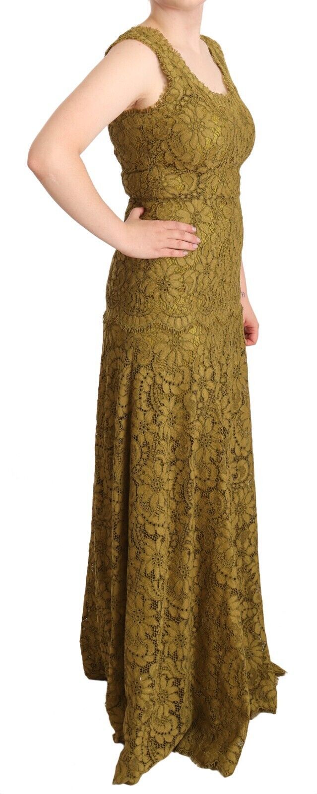 Robe Dolce & Gabbana Longue brune Dolce & Gabbana
