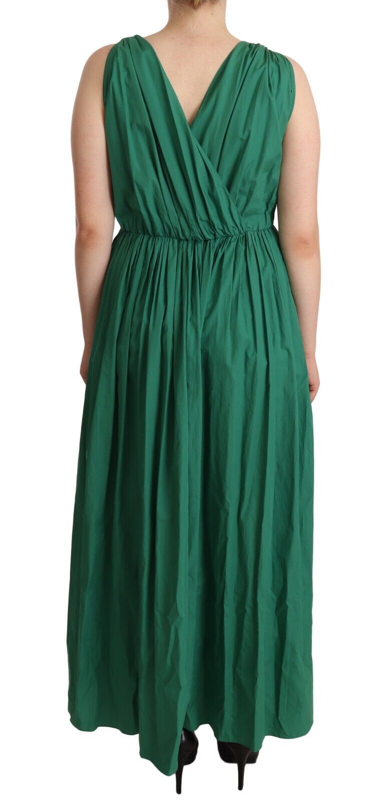 Robe Dolce & Gabbana plissée verte Dolce & Gabbana