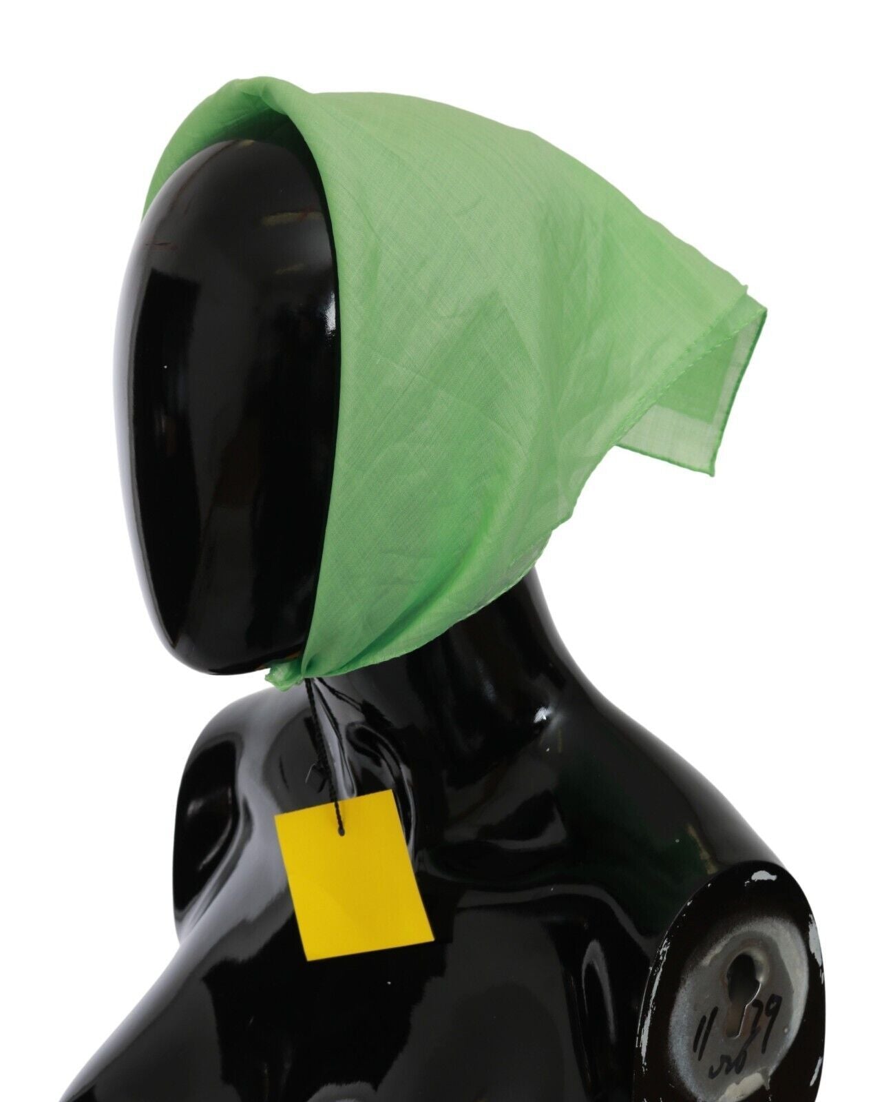 Foulard Versace carré vert pomme