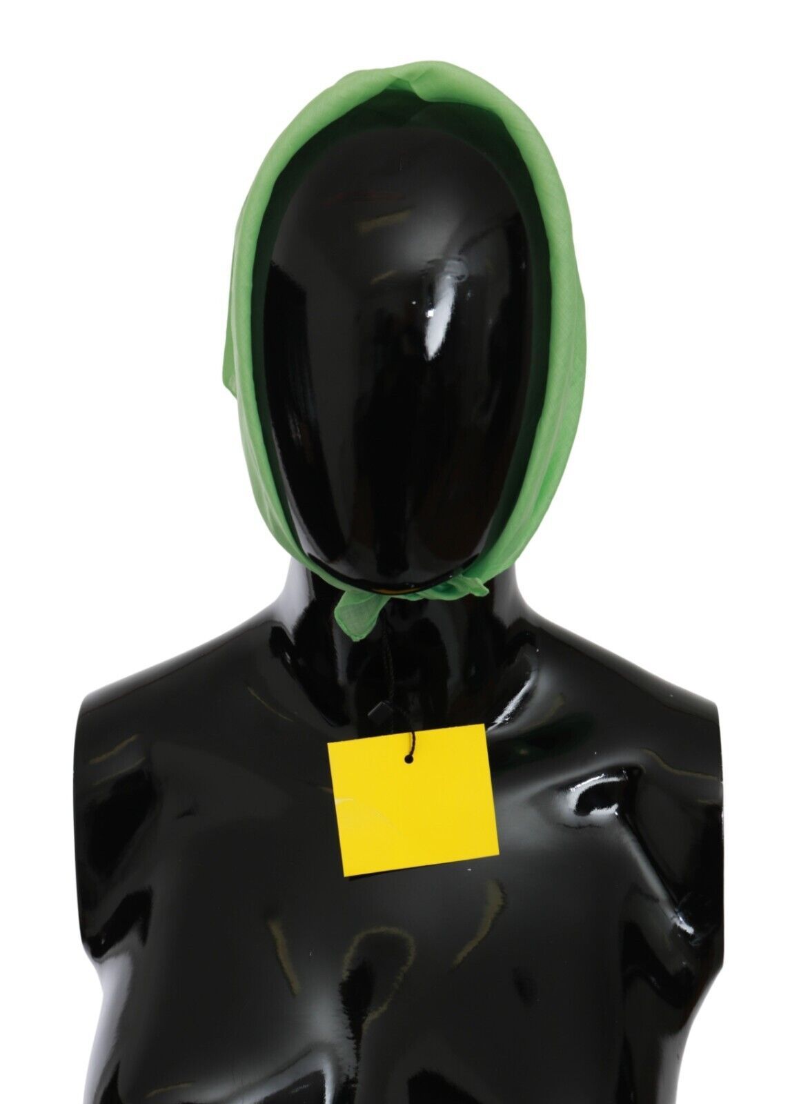 Foulard Versace carré vert pomme