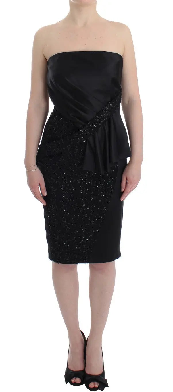Robe Masha Ma Strapless noire Masha Ma