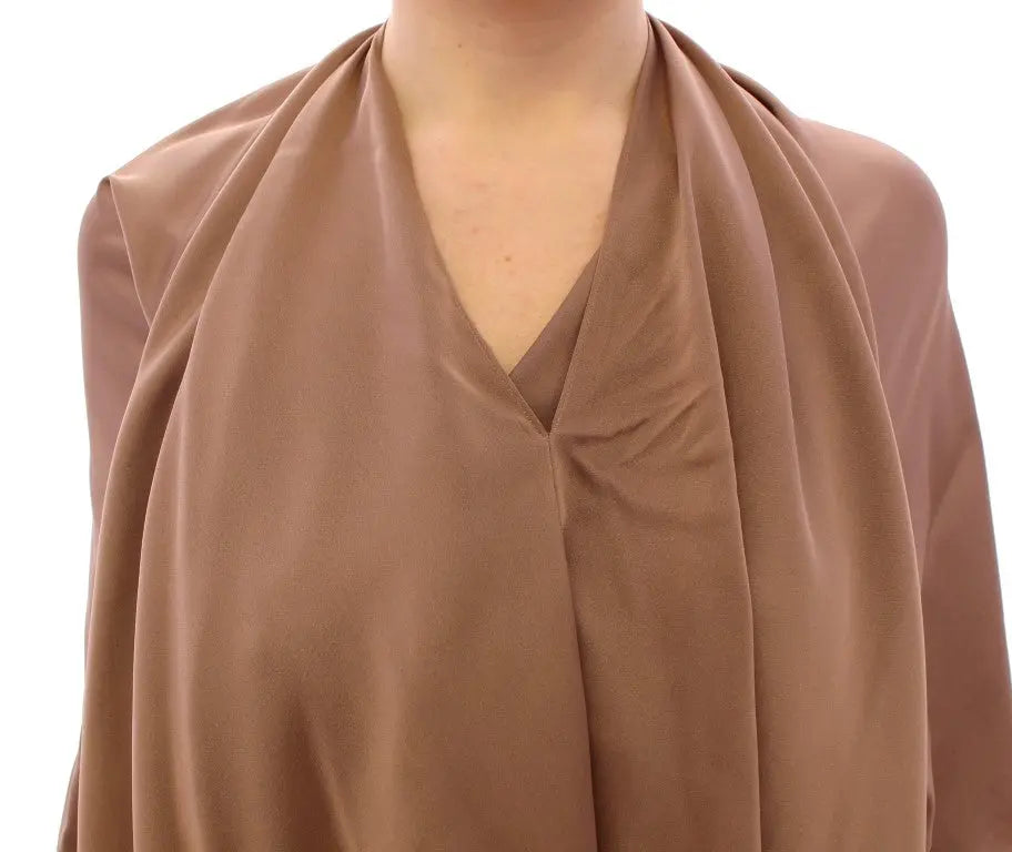 Robe Lamberto Petri Shift brune Lamberto Petri