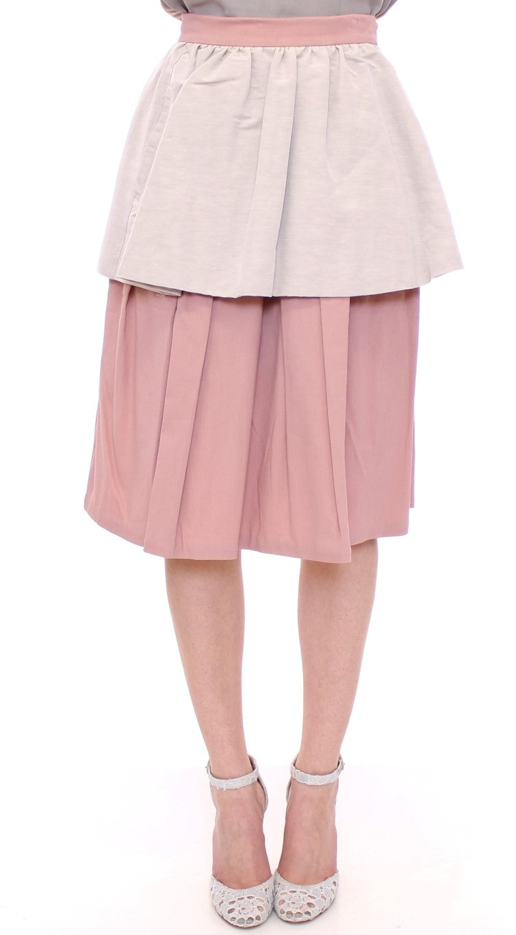 Jupe Comeforbreakfast Pleated rose gris