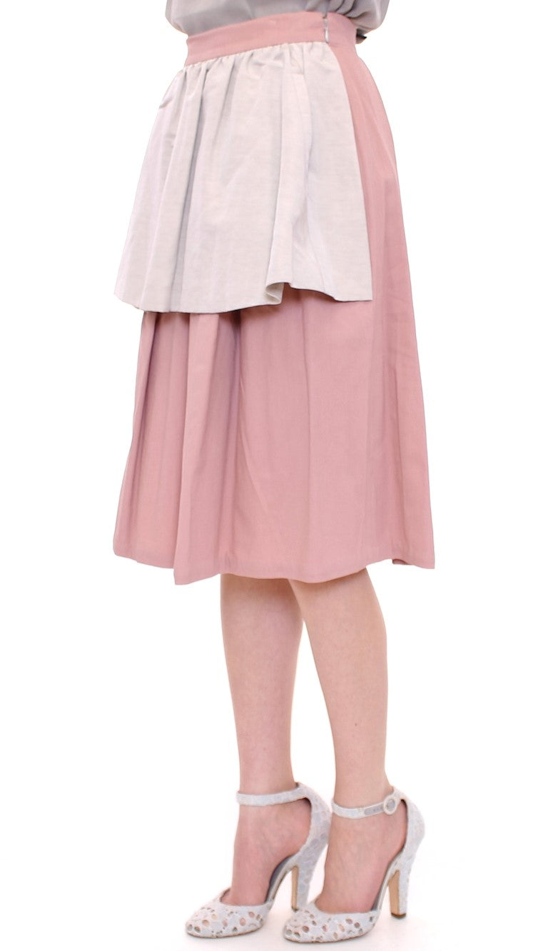 Jupe Comeforbreakfast Pleated rose gris