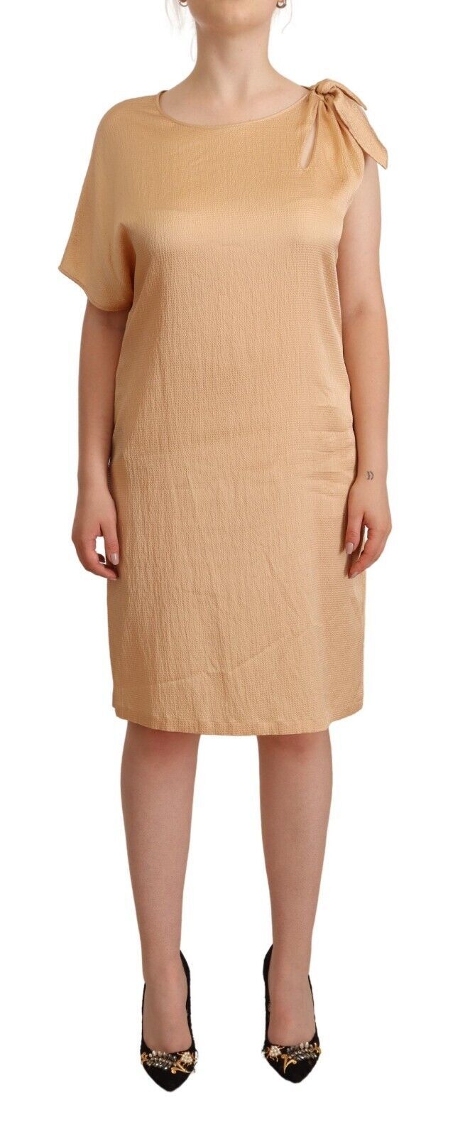 Robe BOUTIQUE MOSCHINO à une manche beige Moschino
