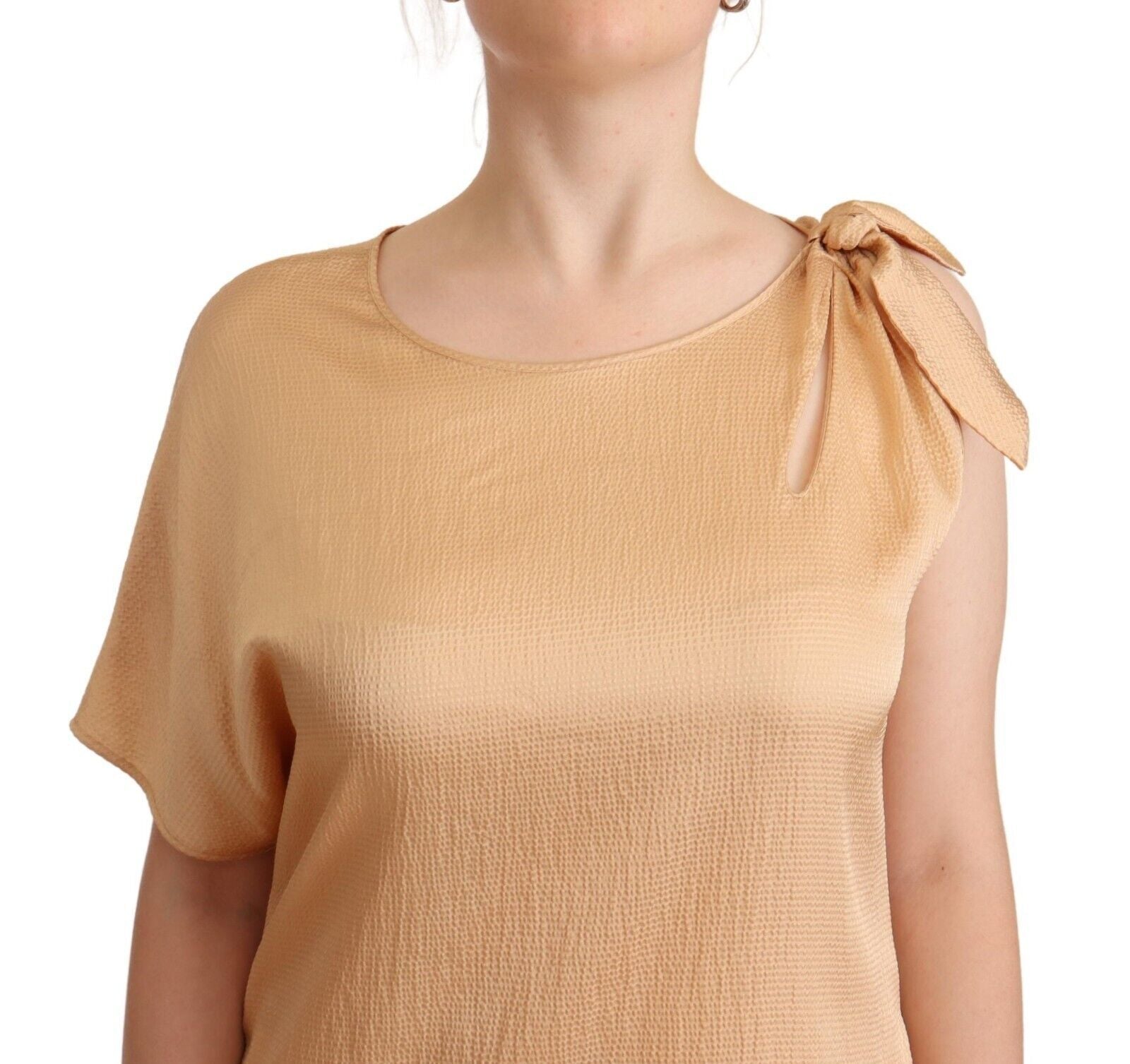Robe BOUTIQUE MOSCHINO à une manche beige Moschino