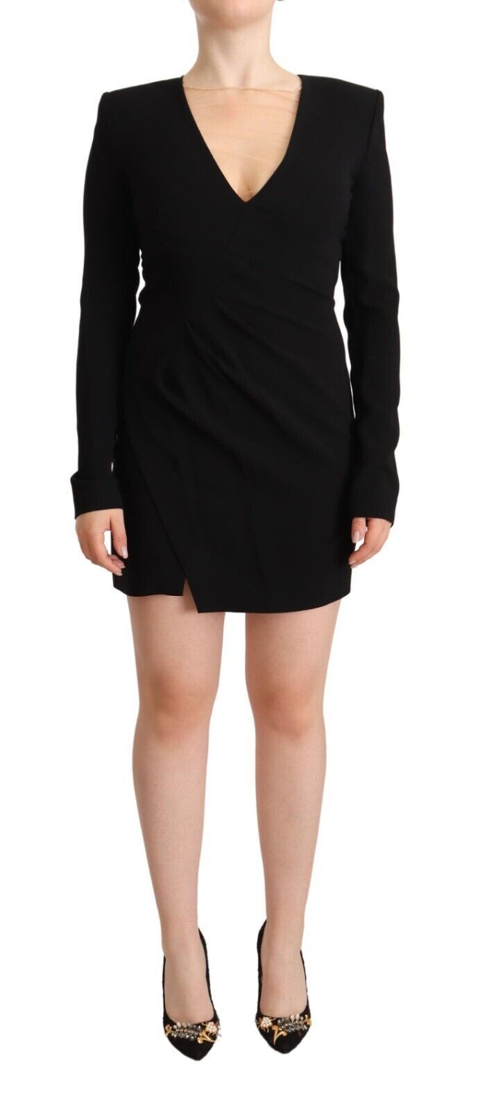 Robe DSQUARED décolleté en V noire Dsquared²