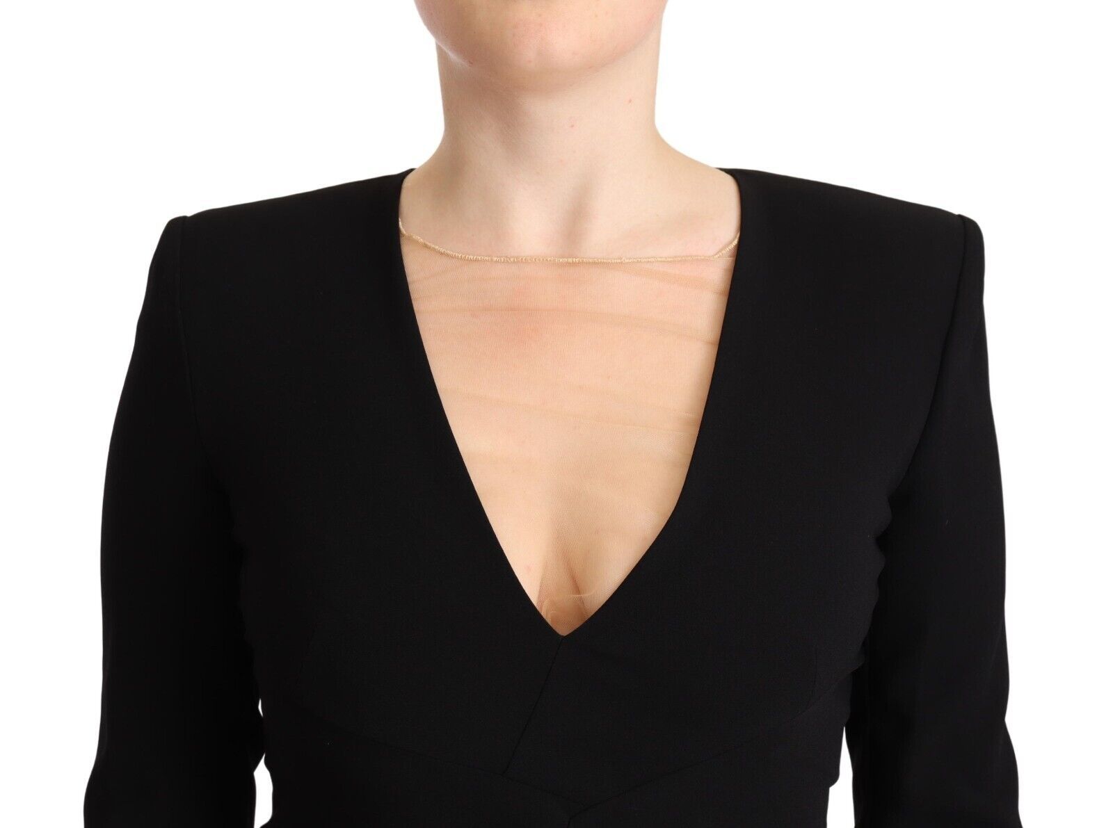 Robe DSQUARED décolleté en V noire Dsquared²