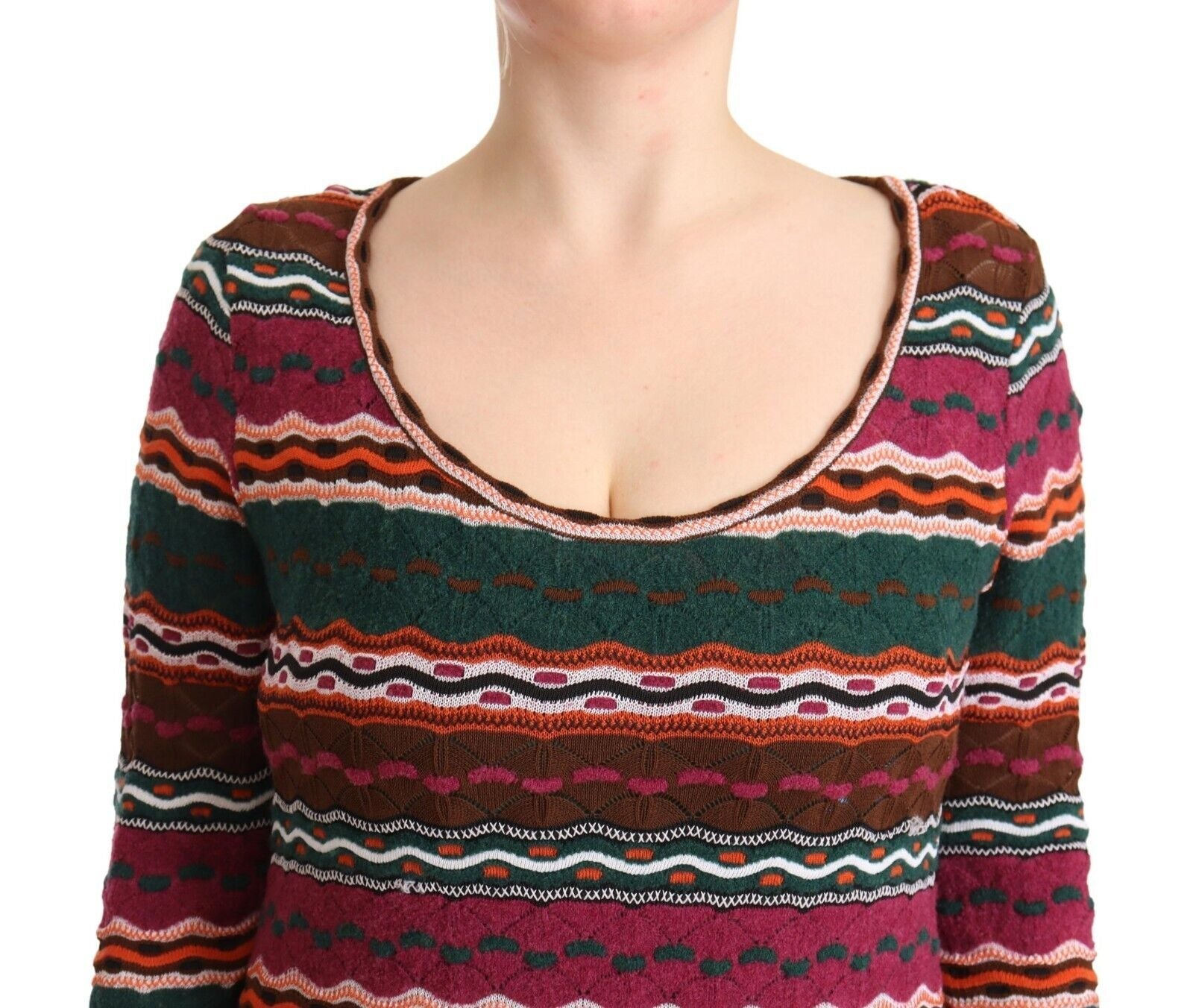 Robe MISSONI multicolore à rayures Missoni