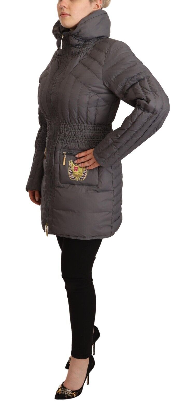 Veste ROCCOBAROCCO à zip gris