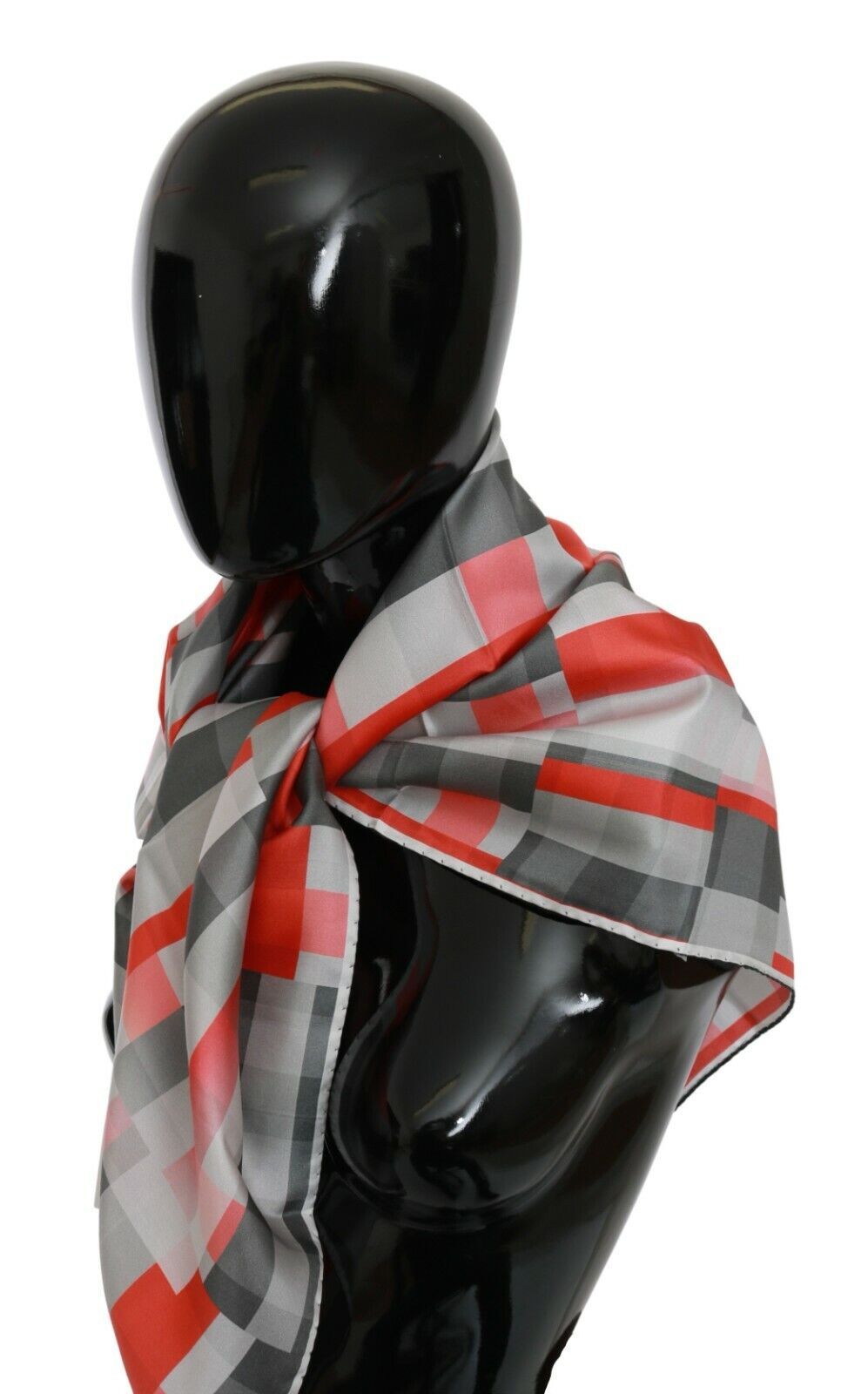 Foulard C’n’c Costume National rouge gris