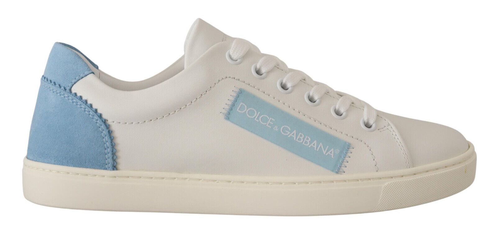 Baskets Dolce & Gabbana blanches et bleues