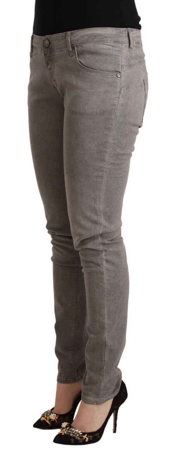 Pantalon ACHT slim gris wash